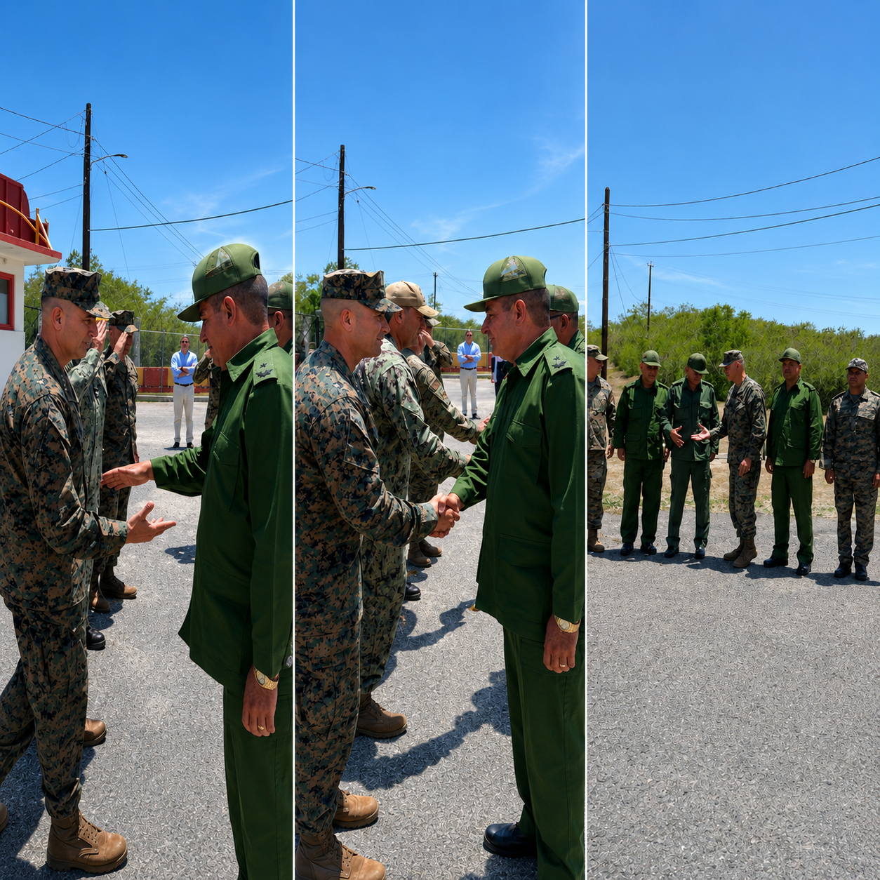 MINFAR publica nuevas imágenes del encuentro entre Francis L. Donovan y Roberto Legrá Sotolongo en Guantánamo
