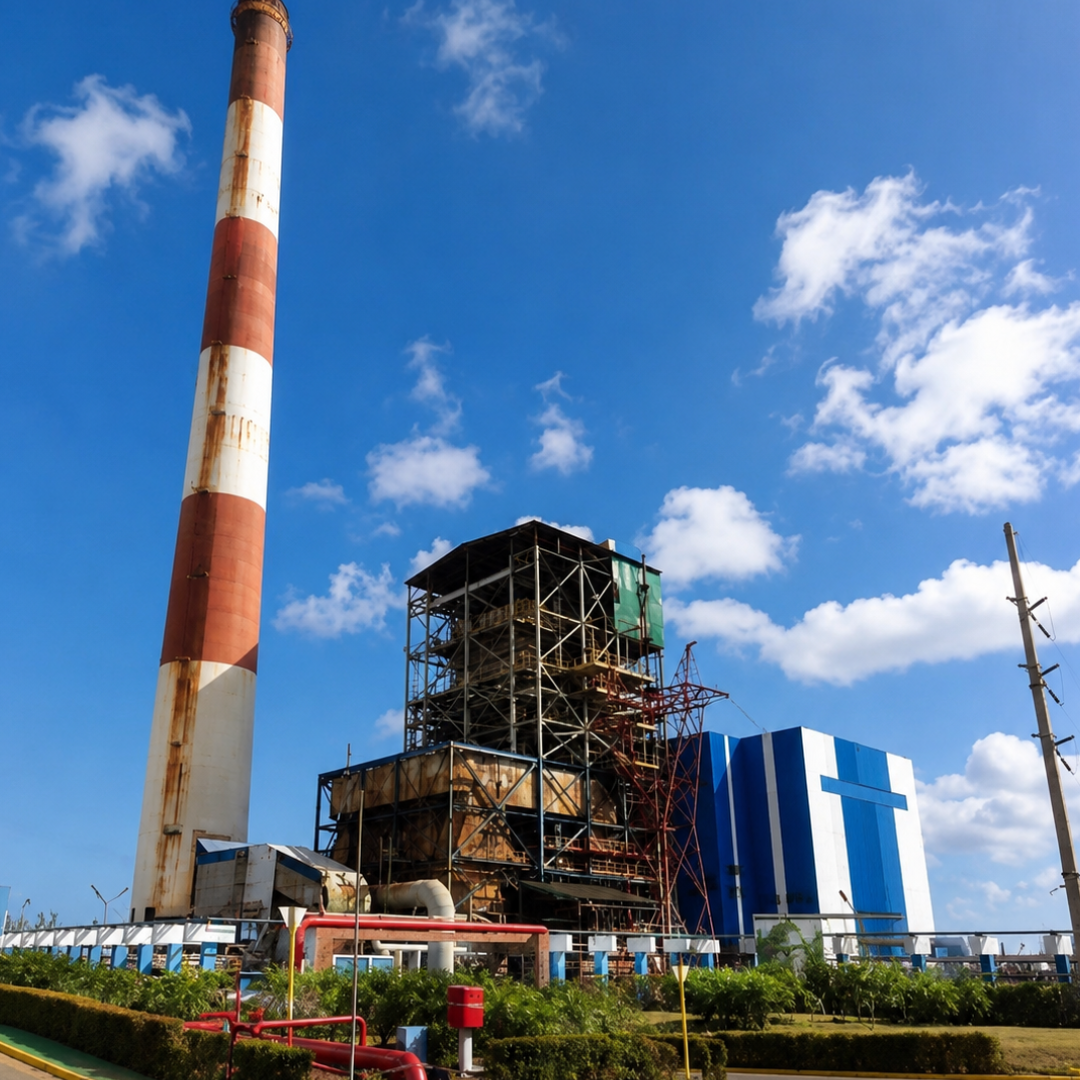 Golpe devastador al sistema eléctrico: Sale de servicio la termoeléctrica Antonio Guiteras por avería en la caldera