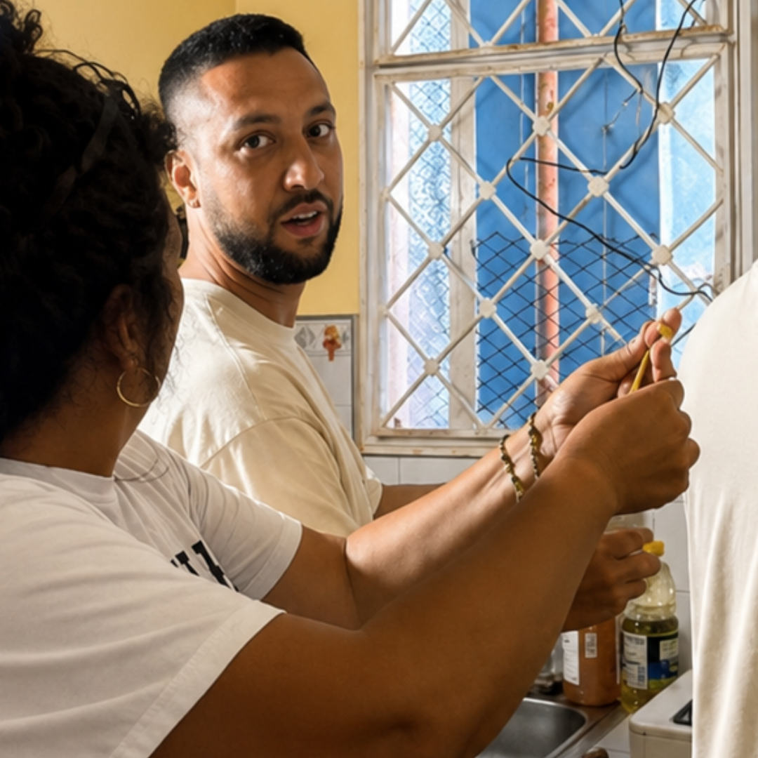 Viral: Italiano se las ingenia para cocinar espaguetis en Cuba en pleno apagón