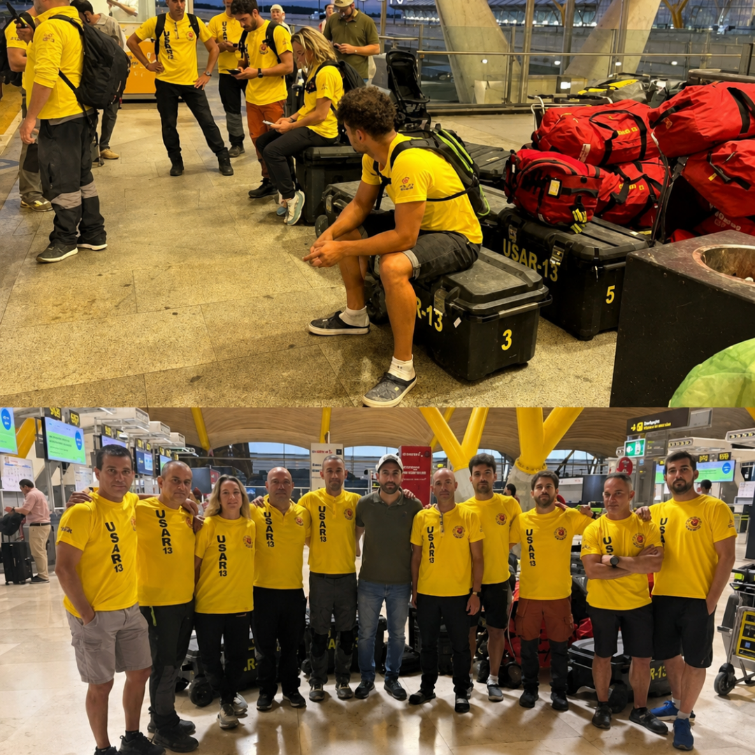 El equipo de rescate español Usar13 no logra viajar a Venezuela tras trabas en el traslado