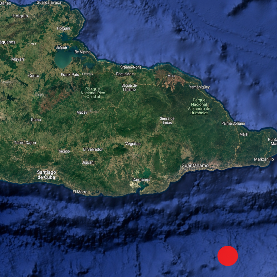 ÚLTIMA HORA | Sismo perceptible de magnitud 3.9 sacude la provincia de Guantánamo