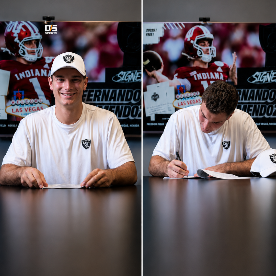¡Histórico! El cubanoamericano Fernando Mendoza firma contrato millonario con Las Vegas Raiders