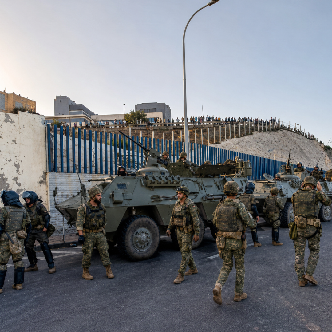 Crisis de seguridad en Ceuta: El Gobierno moviliza al Ejército tras la entrada masiva de miles de personas desde Marruecos